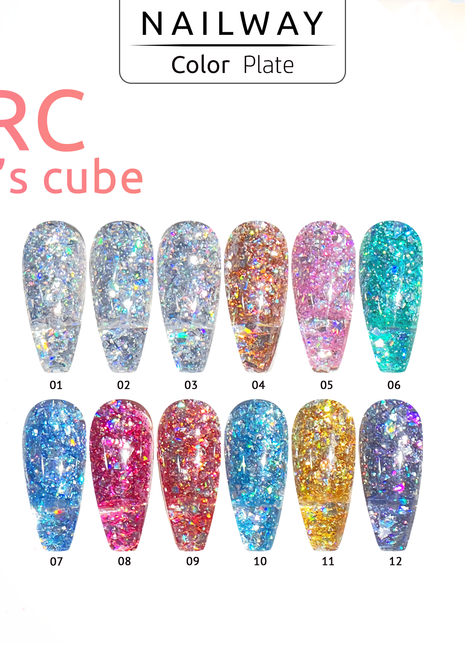 NW-RC Rubik's cube spirit Gel polish