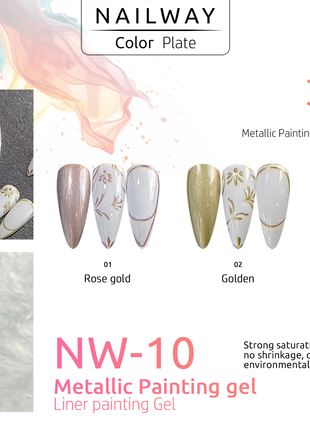 NW-10 Metallic Painting gel