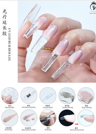 Nailway YC-1 &YC-20&YC-3 UV/LED Builder Gel New In
