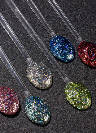 NW-324 An Array of stras glitter gel