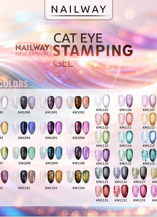 Cat eye stamping gel