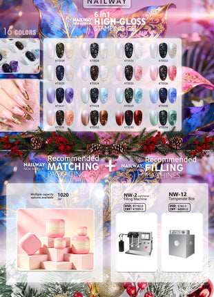 6 in 1 High Gloss stamping gel