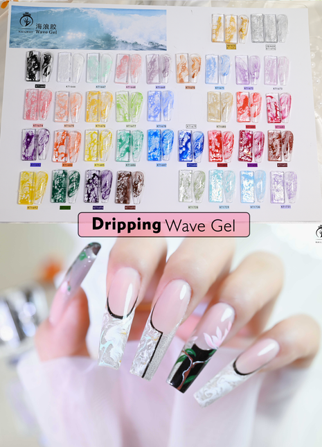 Nailway Wave Gel Functional Texture Gel KT1665-KT1695，KT1728-KT1743
